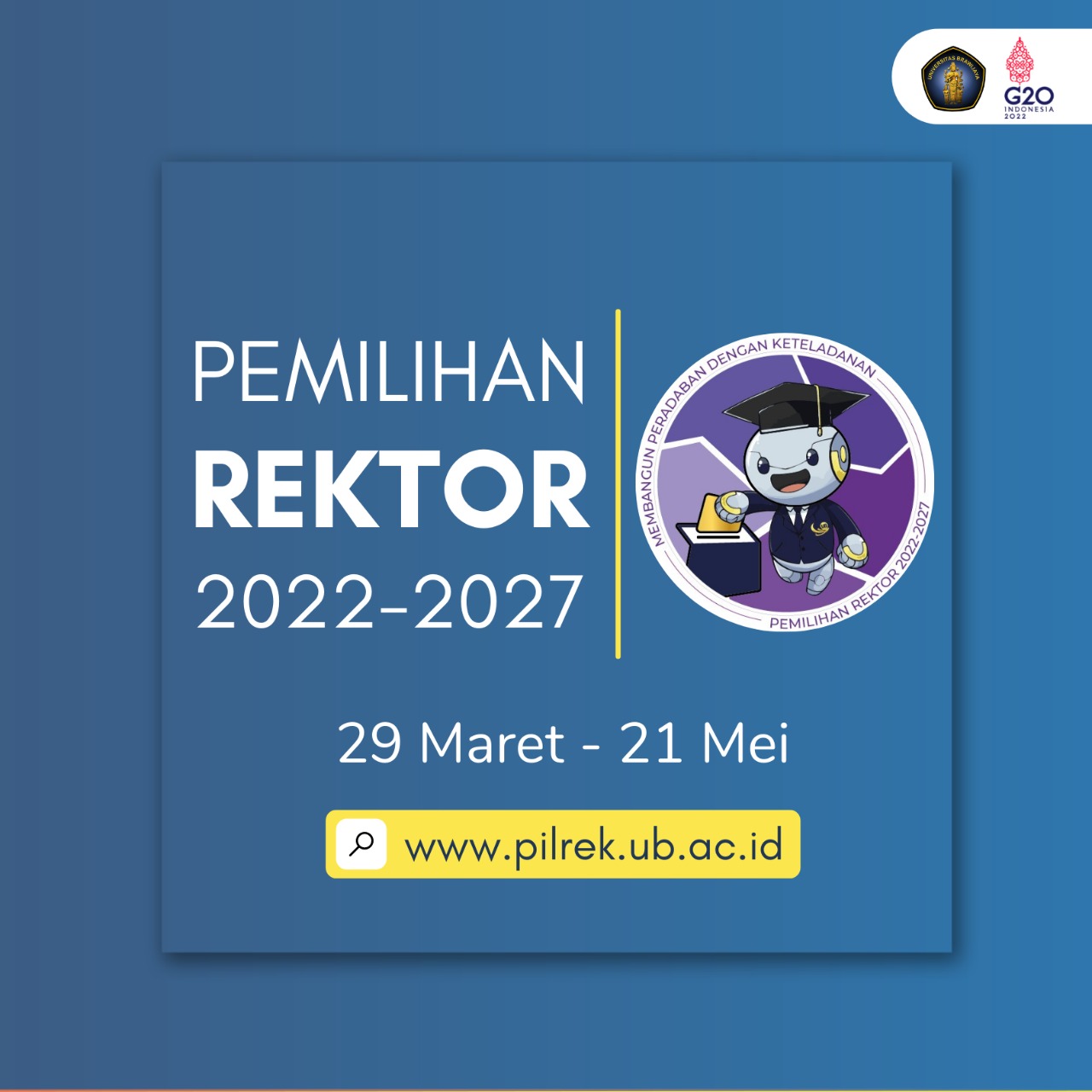 Pemilihan Rektor UB Periode 2022-2027 – PPID UB