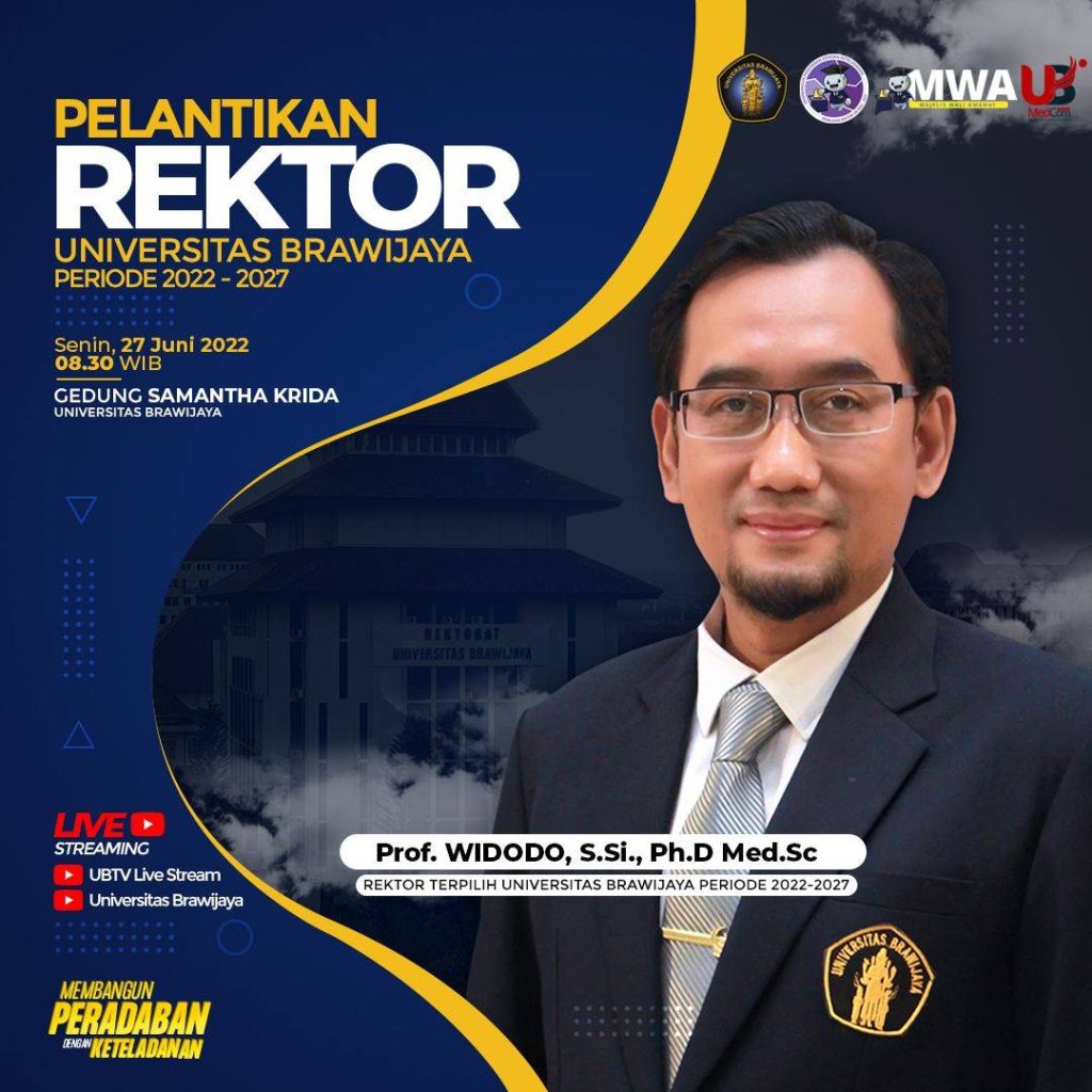 Pelantikan Rektor Universitas Brawijaya Periode 2022-2027 – PPID UB